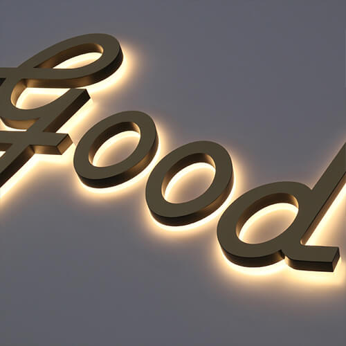 Metal LED Signage